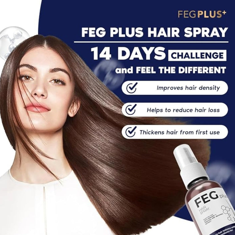 FEG PLUS- Hair Growth Spray 50ml - For Men and Women