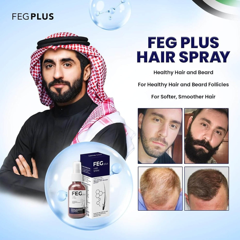 FEG PLUS- Hair Growth Spray 50ml - For Men and Women